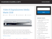 Tablet Screenshot of changingchannels.info